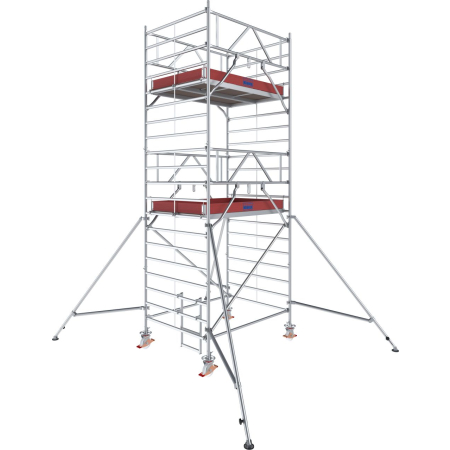 Rusztowanie jezdne aluminiowe Krause Stabilo 5000 (1,50x2,00 m) – wys. rob. 6,3 m